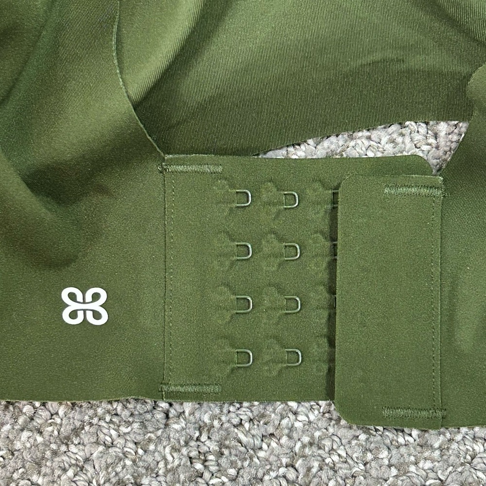 Honeylove Crossover V-Neck Bra Wireless Removable Pads ~ 2X Olive Green - Picture 6 of 8